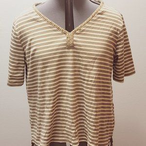 Striped-Print Shirt